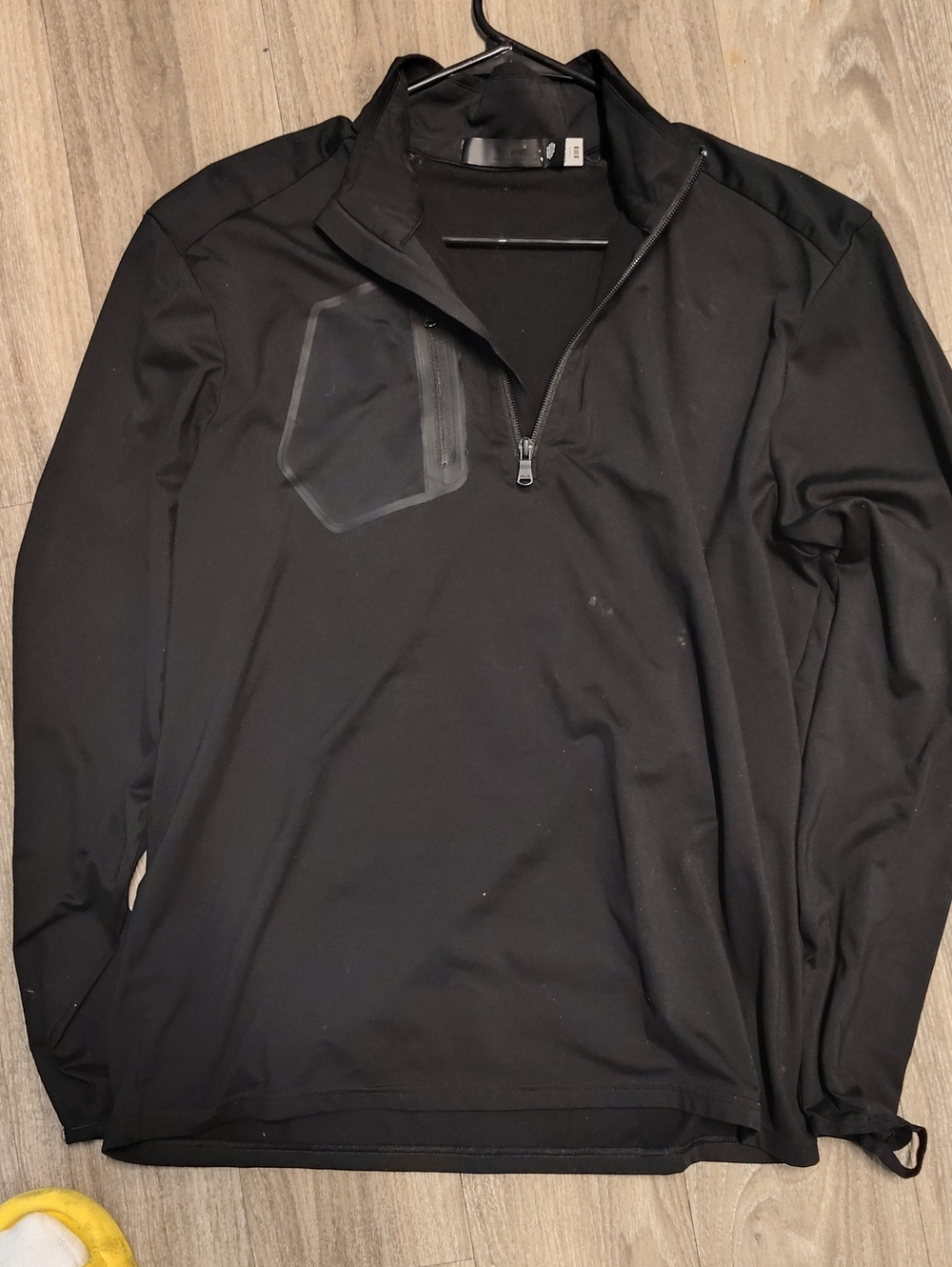 Ralph Lauren Black Quarter-Zip Lightweight Shirt Jacket